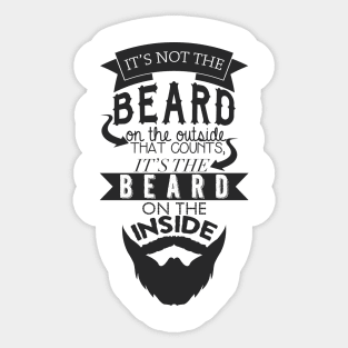 Beard Sticker